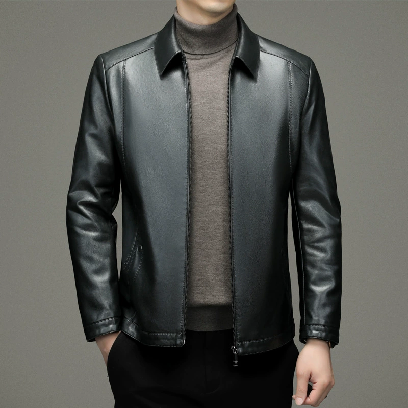 Demi-season jacket, for middle age, increased thickness, wholesale