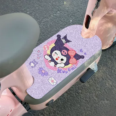 pad free cutting universal foot pad, Electric vehicle foot mat - purple-culomi-2540cm-silk-circle-default-rectangle-needs-to-be-cut-by-yourself
