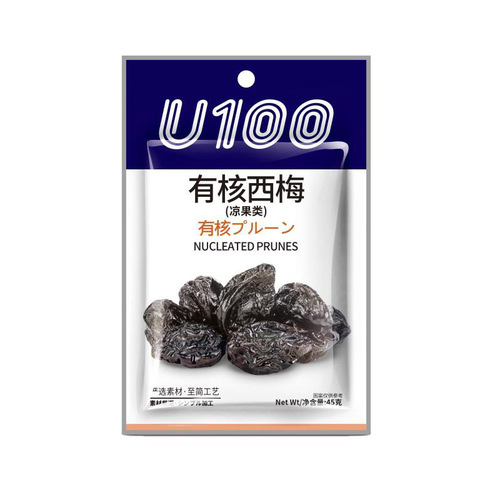 Convenience store supply dried fruits and candied fruits U100 brand waxberry, sweet plum, plum, tangerine leisure snacks wholesale