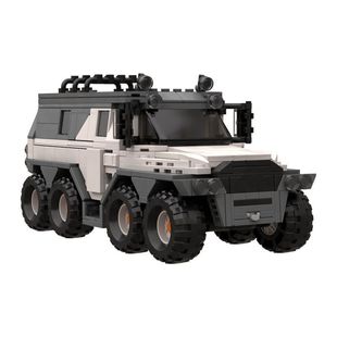 Building Blocks Moc-148125 Super Buggy Car Model Tech Theme 551 Particles