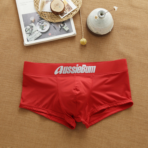 Men's underwear milk silk comfortable sports boxer briefs AUSSIEBUM-M218