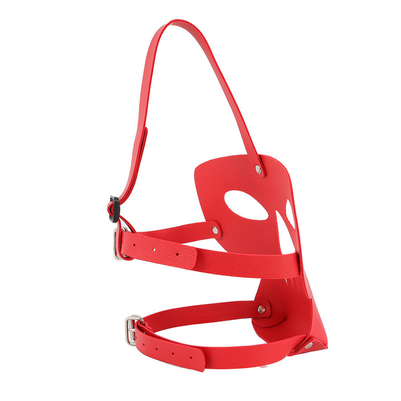 SM Erotic Hood Mask, Breathable Nylon Eye-Opening Design, Elastic Slip-On Adult Headgear — detail image 15
