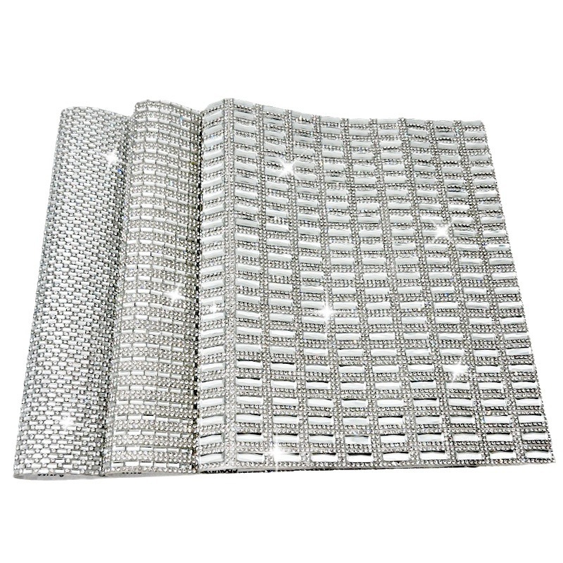 Nuevo tipo de vidrio cuadrado diamante de agua adhesivo de fusión en caliente taladro de malla autoadhesivo taladro de decoración de automóviles taladro taladro taladro de maleta diy