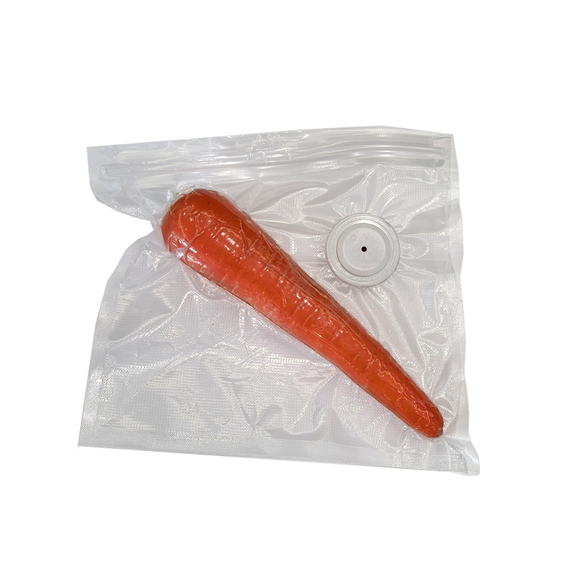 拉链塑料阀真空袋亚马逊可重复使用厨房家用保鲜袋食品真空封口袋|undefined