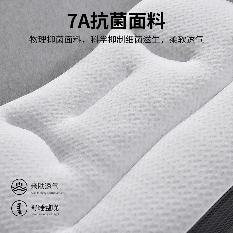 Protección contra tracción de la columna cervical para ayudar a dormir Almohada doméstica para adultos Almohada lateral Soporte especial para dormir un par de cabezas