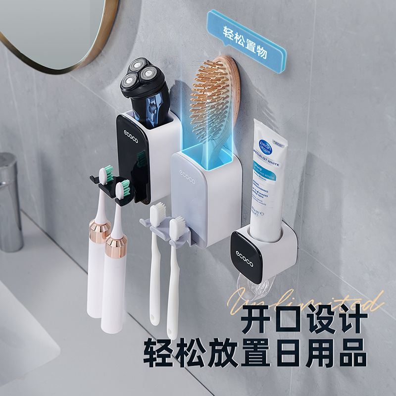 cepillo de dientes sin perforación enjuague de boca tipo pared de almacenamiento tipo cepillo de dientes tipo pared de cepillo de dientes tipo pared de cepillo de dientes eléctrico