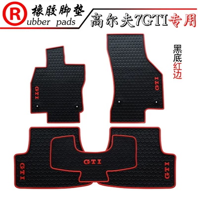 Modelə uyğun ayaqaltı | mats, Golf 7/5 generation, sixth - 7th-generation-gti-black-with-red-trim