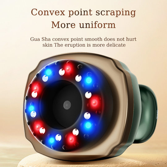 Intelligent three-in-one cross-border electric scraping instrument household suction scraping can negative pressure cupping instrument meridian brush masseur