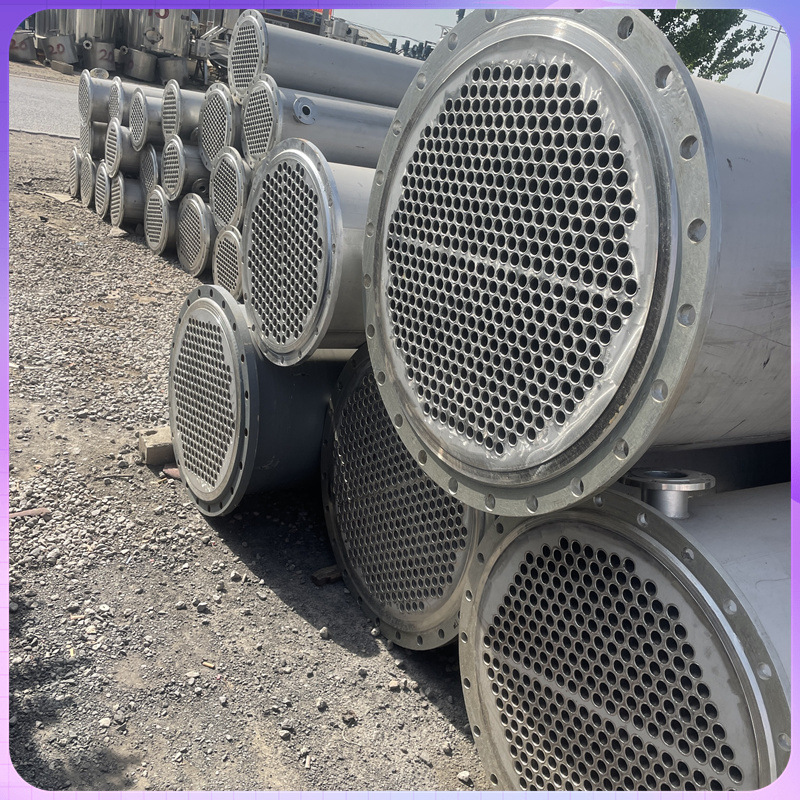 二手304级冷凝器 不锈钢列管式冷凝冷却设备 成色新