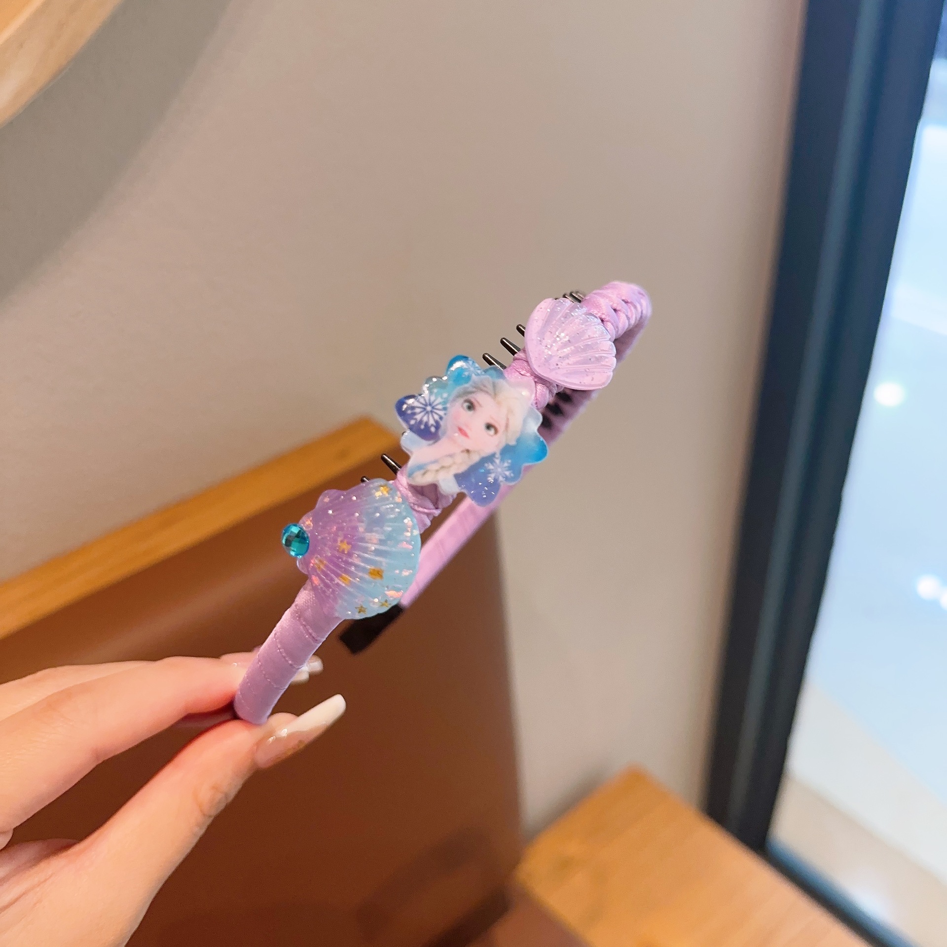 Nueva princesa Aisha clip de pelo para niños clip de pelo helado y nieve clips de pelo para niñas princesa viento lindos joyas para el pelo