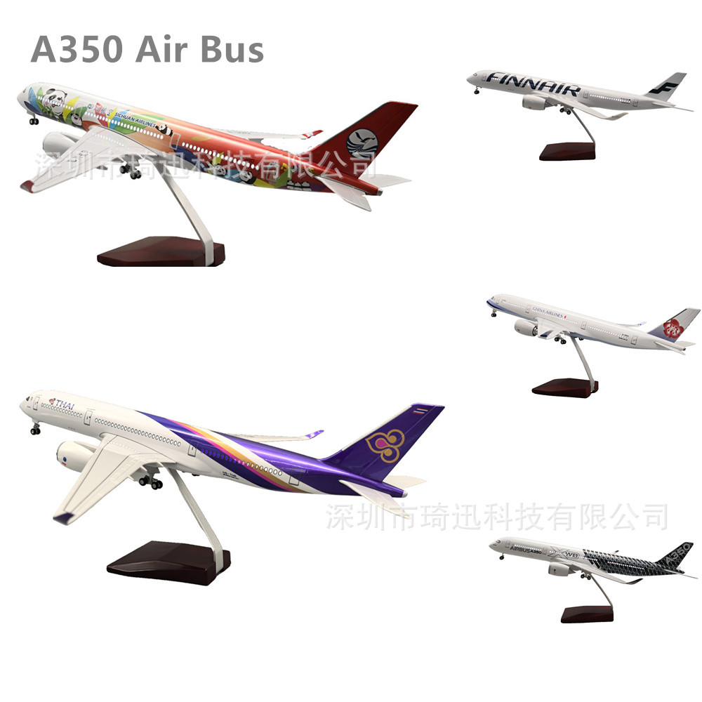 Emirates Scale 1:160 46cm A380 Emirates Modelo de avión de simulación ligera