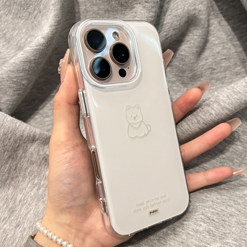 シングルレイヤーライン ウエストハイランド柄 iPhone 16 Pro Max用ケース iPhone 15/14/13/12用保護カバー IMD|undefined
