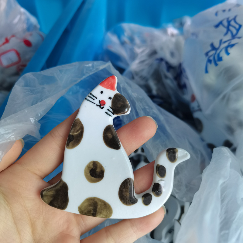 陶瓷冰箱贴创意磁吸十个勤天禾伙人冰箱贴 景区热卖小商品纪念品|undefined
