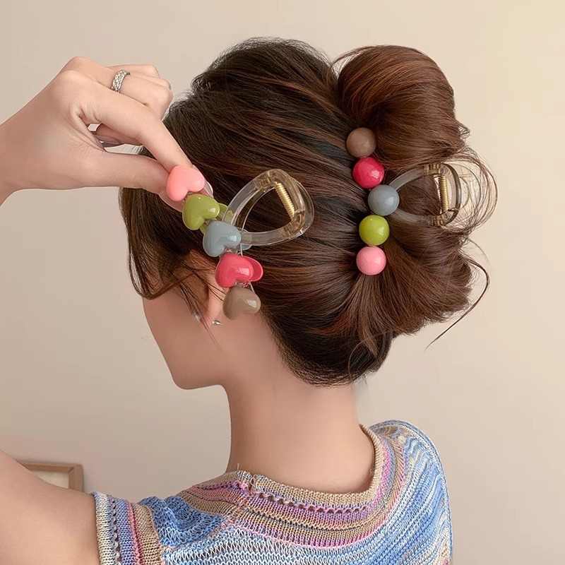 Cantidad de cabello menos agarrar clip de cabello de tiburón tamaño medio clip de cabello de alta sensación pin de cabello tocado 2025 nuevo