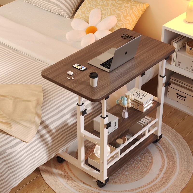 Bedside Table Movable Lifting Computer Table Home Laptop Stand Reading Desk Bedroom Lazy Table