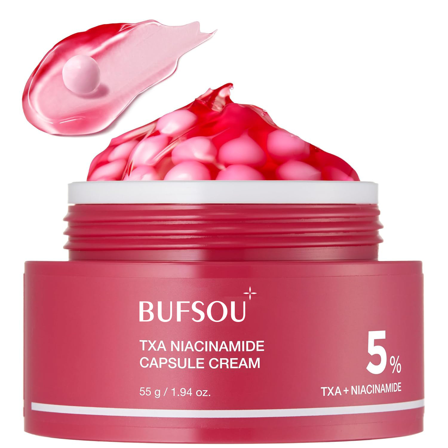 Crema Perezosa, crema de cápsula de colágeno, retinol, crema de desmelanina, relleno de alcohol