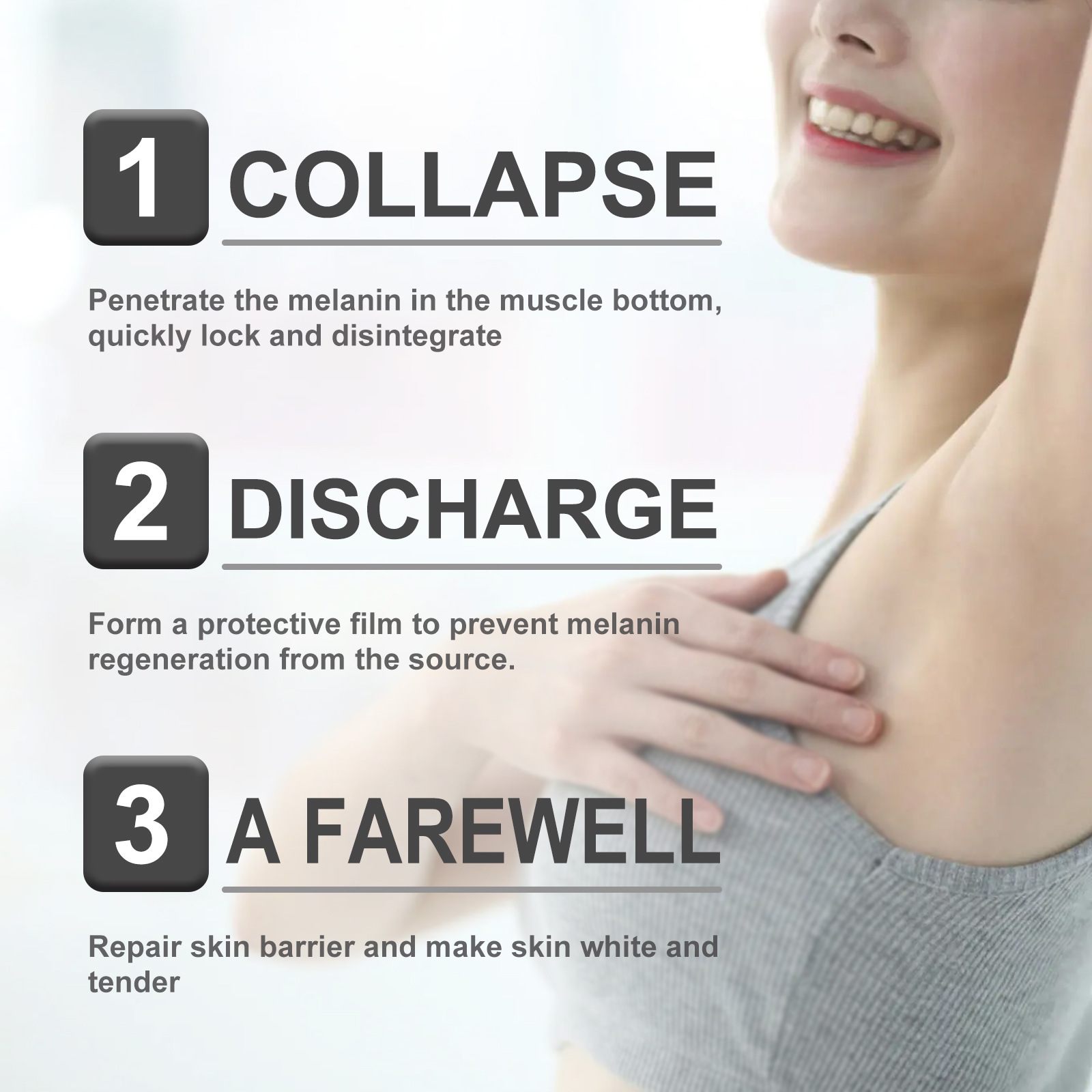 2024 Repariert Schwärze im Achsel- und Ellenbogengelenk, hellt den Hautton auf, spendet Feuchtigkeit, bleicht und pflegt die Haut. Schönheitscreme_voghion.com