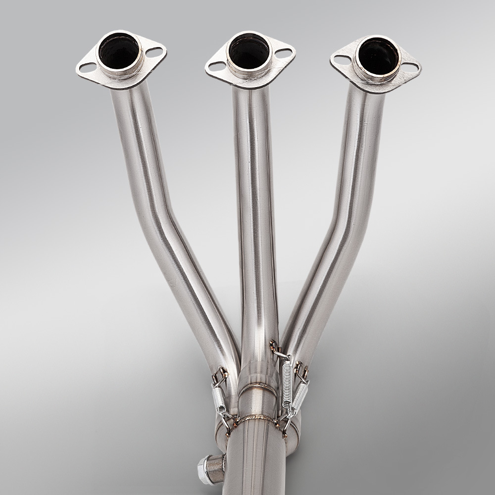 Chunfeng 675Sr-R Dual-Channel Valve Box Front Exhaust Pipe Motorcycle 675Sr Exhaust Modification