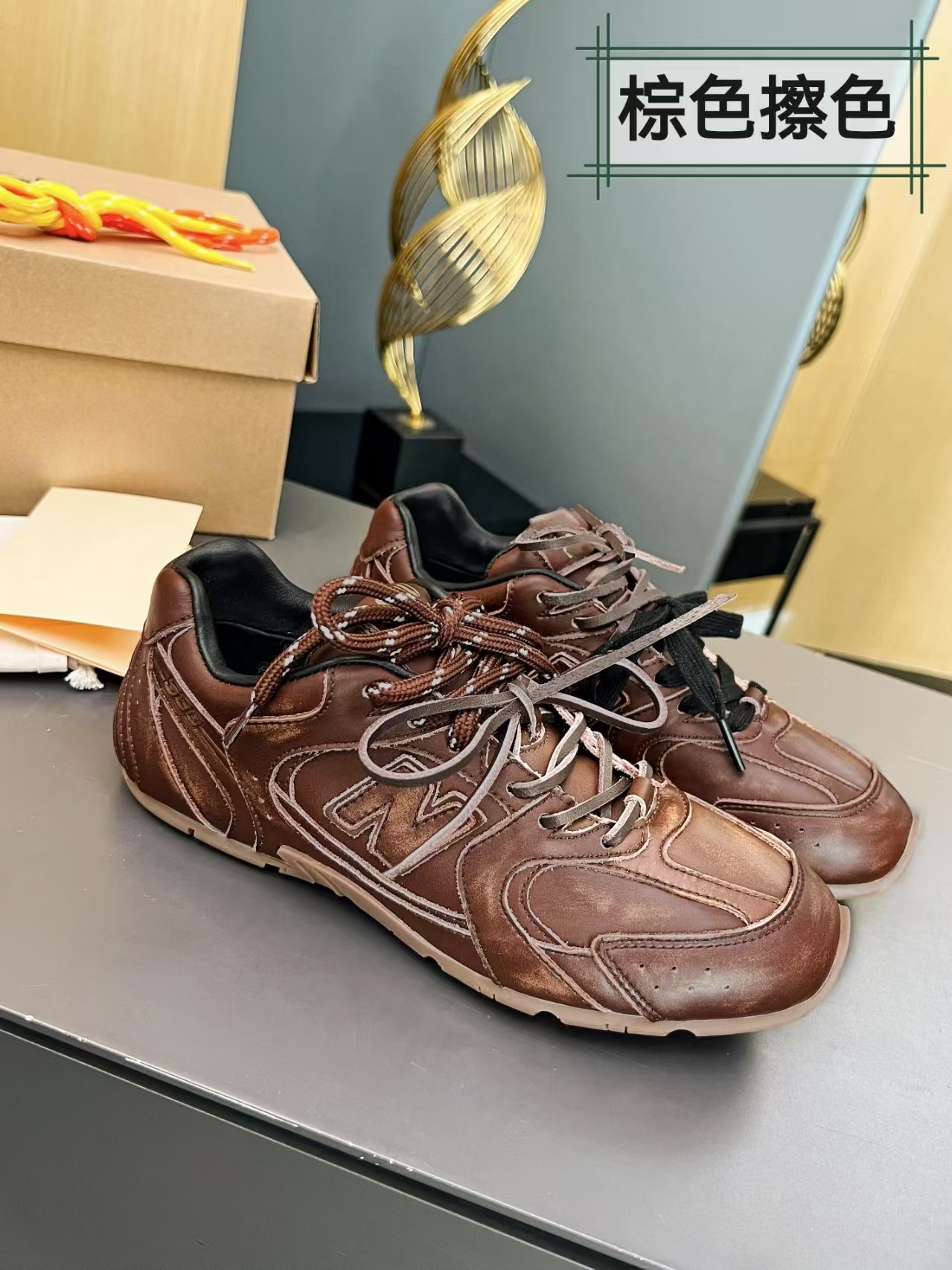 Zapatillas deportivas Agande de suela blanda y punta redonda, estilo casual y sencillo, con cordones bicolor de la marca Miaojia 530, estilo versátil para parejas.