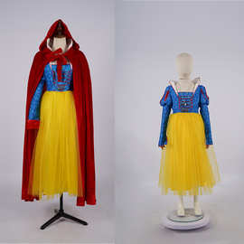 电影白雪公主cos 连衣裙2025真人版舞台表演cosplay万圣节cos服