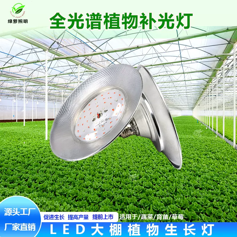 全光谱仿太阳光大棚 西红柿 蔬菜 育苗 草莓全光谱植物补光生长灯