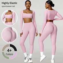 R 45010 High Waist Yoga Set �����٤���b �羳�����R�d