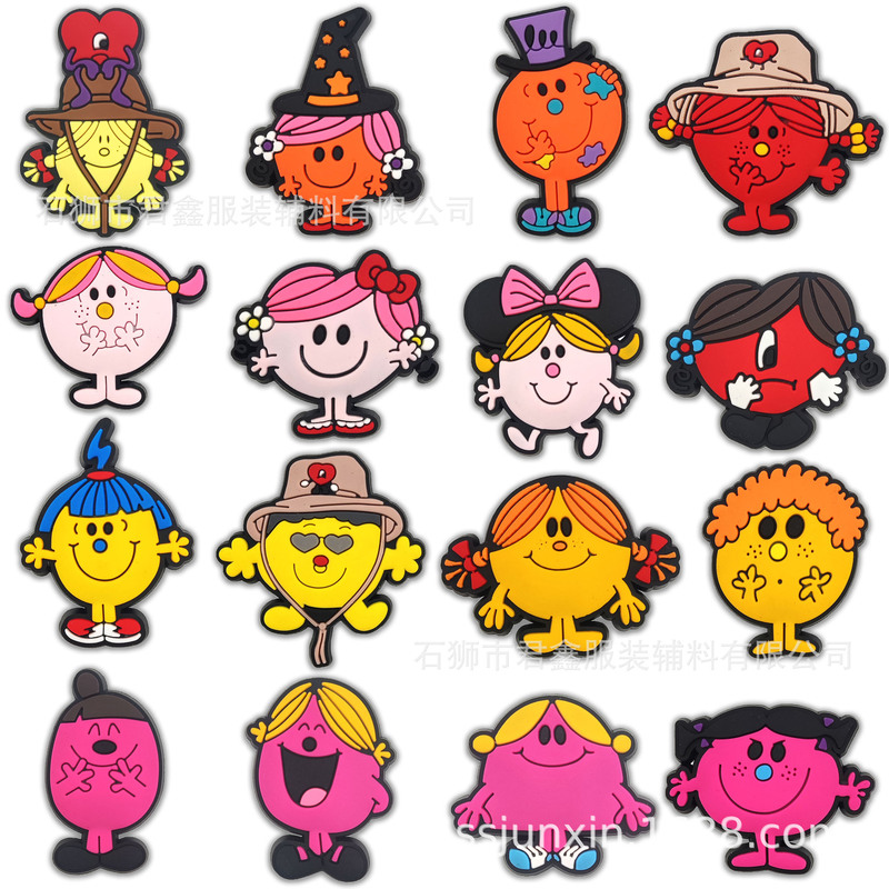 Birken Rabbit Cute Cartoon Cross-Border Patch Crocs Accessories Shoe Buckle Shoe Flower Key Ring Key Chain