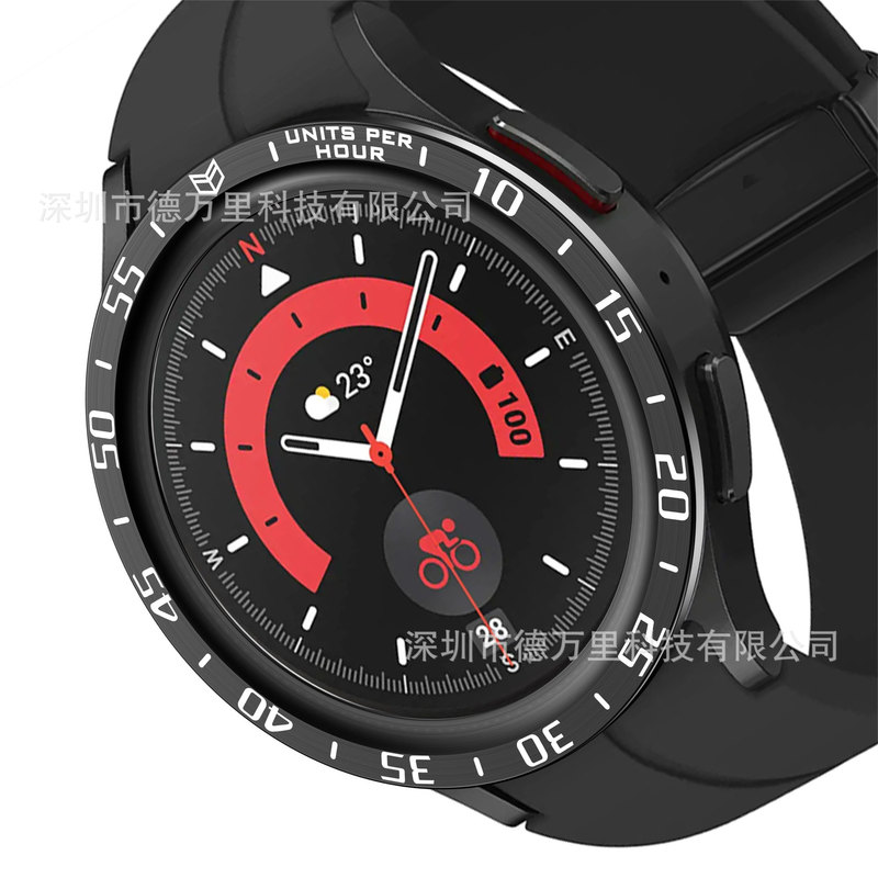 Suitable for Samsung watch watch ring Galaxy Watch5 pro Time circle watch 5 metal scale protection ring