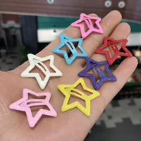 Новая дофаминовая пятиконечная заколка для волос в виде капли масла женская заколка для боковой челки заколка для волос сломанные волосы BB зажим маленький головной убор с зажимом