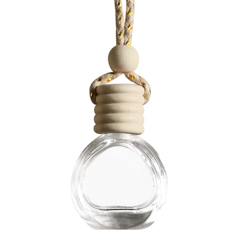Car perfume bottle, car aromatherapy empty bottle, creative car pendant, perfume pendant, hanging car essential oil pendant