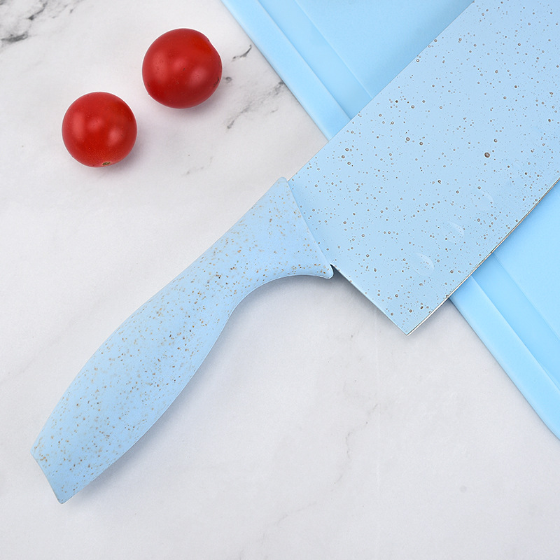 Fábrica al por mayor cuchillo de paja con cuchillo de mesa de cocina cuchillo de cocina caja