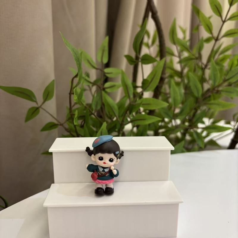 妹妹系列萌粒二创改娃手办摆件公仔潮玩diy盲盒小挂件挂饰手机链|undefined