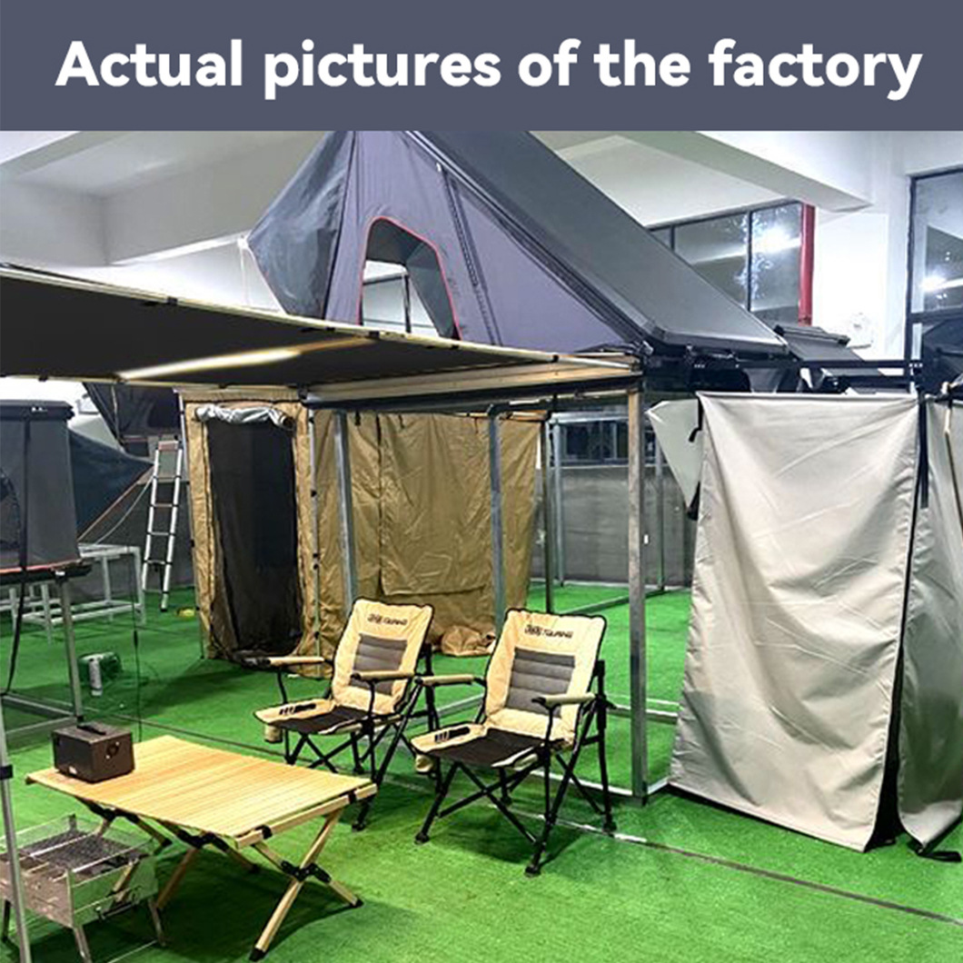 Car Tent, Side Tent, Side Fabric Room, Mosquito Net, Sun Protection, Rain Protection, Portable Outdoor Self-Driving Tour Car Canopy