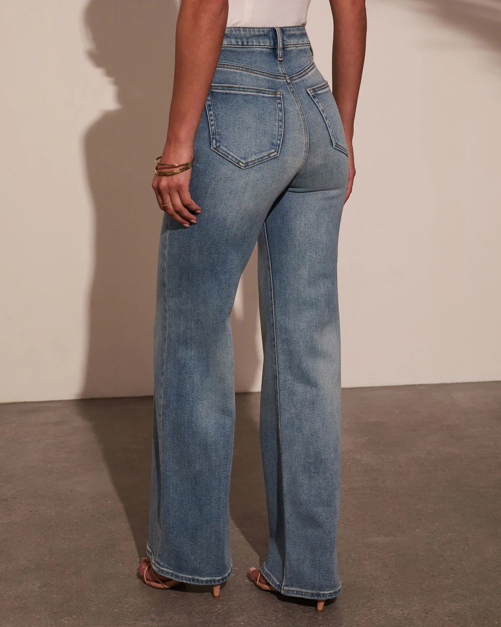 Foreign Trade Stretchy European And American Women's Jeans, New Hot-selling Cross-border Stylish Commuter Straight-leg_ecoleips.com