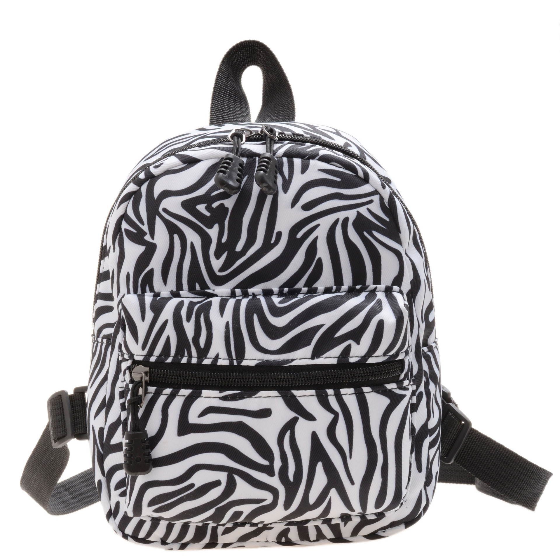 Japanese Style Soft Girl Cute Funny Cow Spotted Backpack Soft Cute Sweet Girl College Style Canvas Student Schoolbag