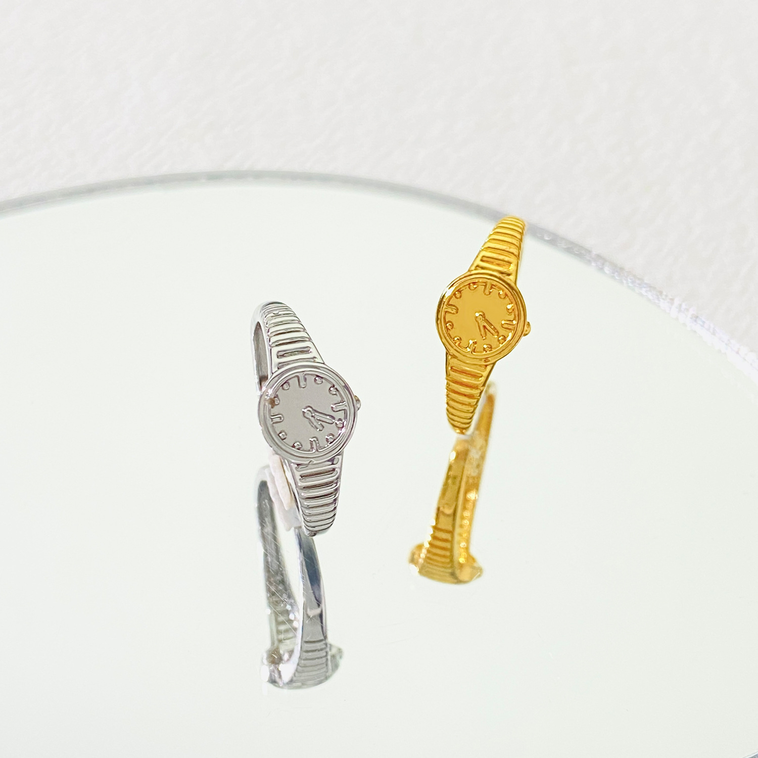 New Small Gold Couple For Women, Ins Style, Light Luxury, Adjustable, Personalized Rings, Gift, Niche Index Finger Rings_voghion.com