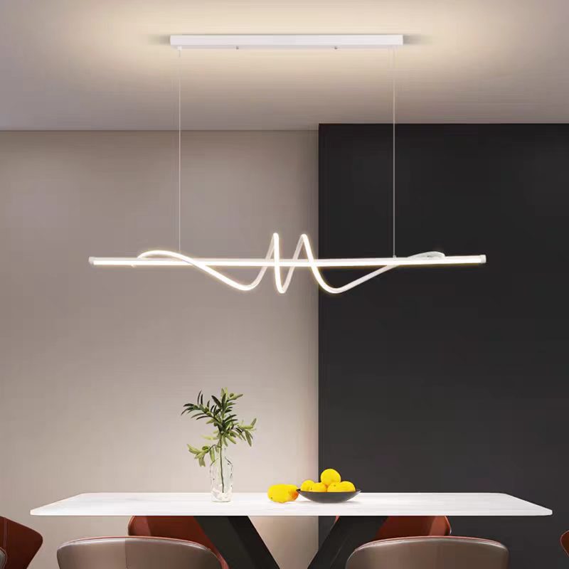 Iluminación de lámpara de bar nórdica moderna de comedor minimalista italiana lámpara de estilo minimalista