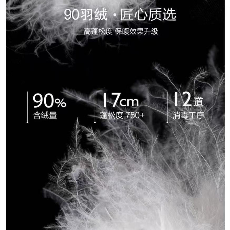 儿童90充绒马甲 F家小标方块印花保暖轻薄白鸭绒拉链马甲一件代发|undefined