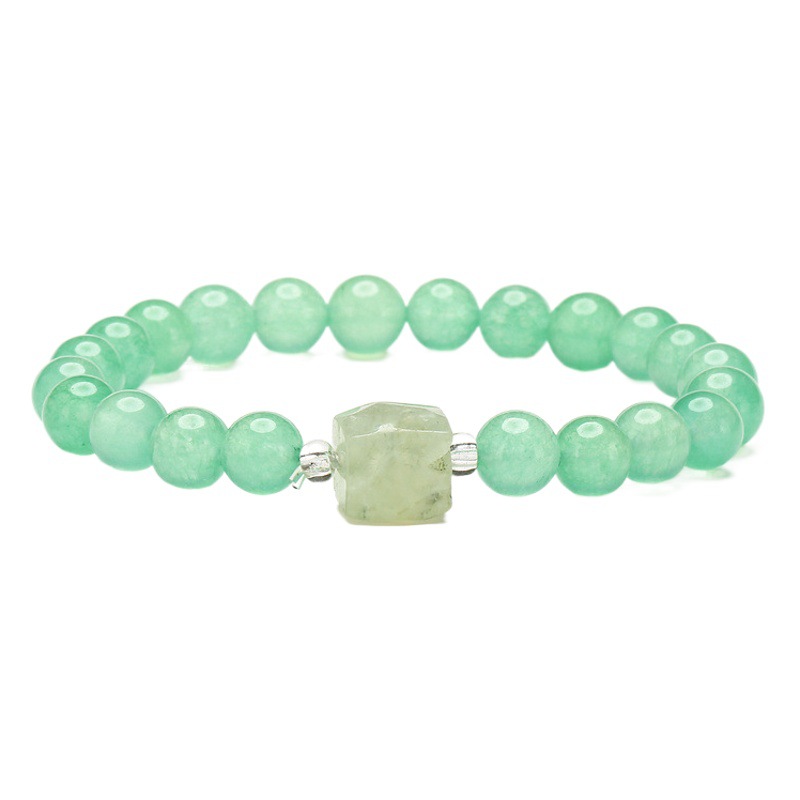 Pulsera de ojo de tigre de piedra natural de Europa y América pulsera de Calcedonia de ágata de oro azul Piedra Natural pulsera vendedora caliente de comercio electrónico transfronterizo