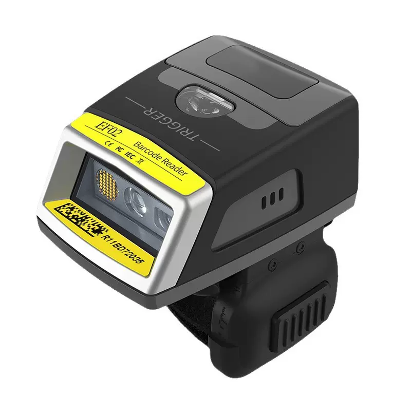 EF02穿戴式指环条形码扫描器蓝牙2D扫描器物流仓库条码扫描SE4107