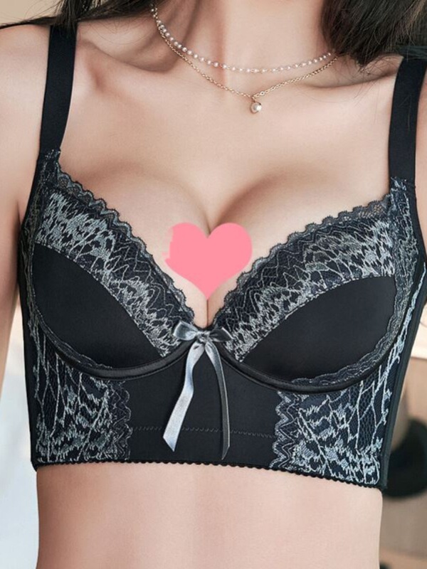 Andrew's Alluring Small Bust Push-Up Enhancing Adjustable Bra Anti-Sagging Anti-Expansion Lift Side Support Cotton