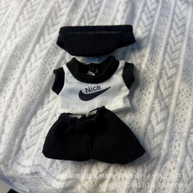 17cm拉布布一代可穿着替娃衣服二三代labubu盲盒挂件娃衣装饰套装|undefined