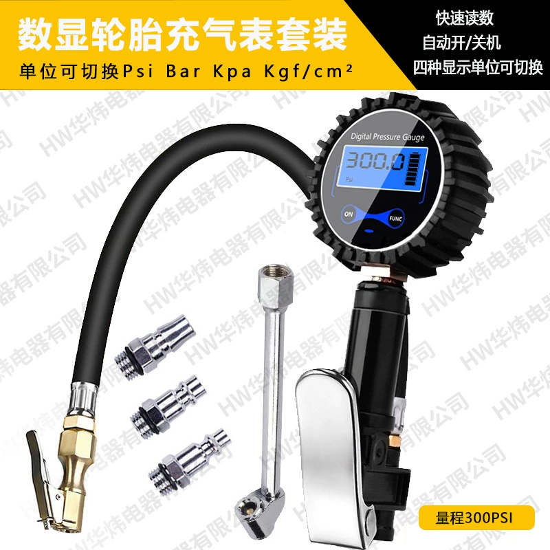 Шины с цифровыми дисплеями надувной монитор с большим экраном дисплей счетчик удобно для автомобилей и мотоциклов быстро надувной медный клип