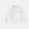 White stand-up collared wombat shirt