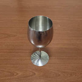 高脚酒杯304不锈钢红酒杯酒吧鸡尾酒杯家用加厚酒杯餐厅葡萄酒杯