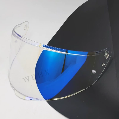 Dəbilqə (Kaska) aksesuarları: high-definition large tail fin full-face - aurora-blue-suitable-for-day-and-night-no-sunshade