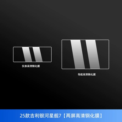 Car interior film — 7/L6/L7 Interior Window Lift - 25-geely-galaxy-starship-7-two-screen-high-definition-tempered-film