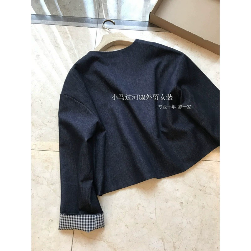 Двусторонняя модная куртка, стиль Chanel, свободный крой