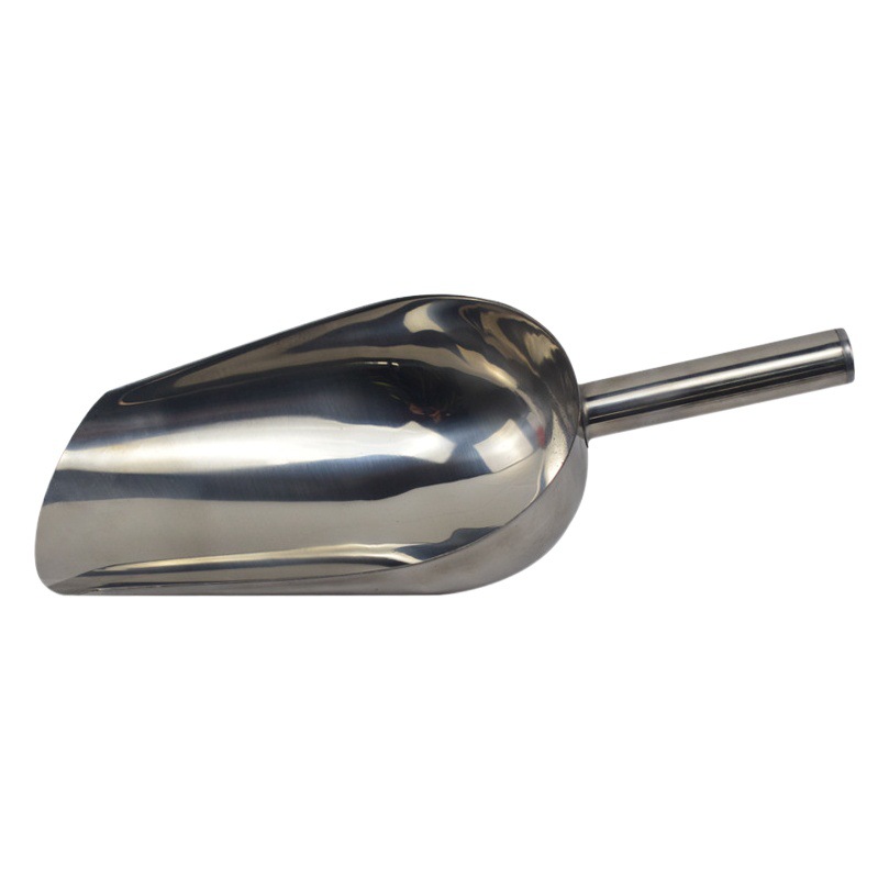 Pala de plástico veterinaria pala de alimentación grande pala de alimentación de acero inoxidable pala de alimentación engrosada pala de alimentación