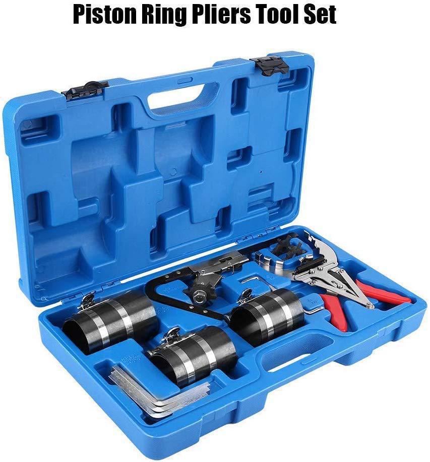 Car piston ring disassembly and compression tool, expansion caliper, engine carbon buildup cleaning scraper, auto repair and maintenance tool set